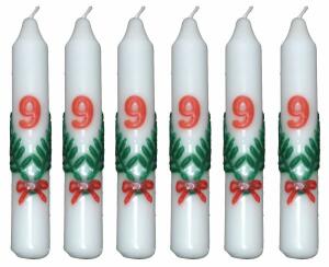 Geburtstagskerze 6er 9