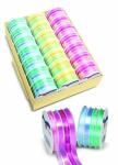 Geschenkband Glückwunsch 10mm x 24m Spule, sort.