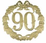 DEMMLER  Festliche Zahl 90 gold 24cm ohne Draht