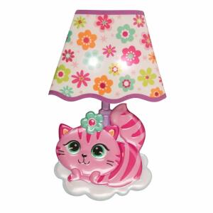 Idena Wandsticker Lampe Katze, 21x13cm, LED