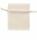 Organzasäckchen 10x12,5cm 5 Stück, creme - Ersatz für 6 3825 012
