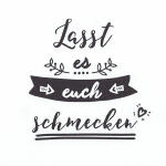 Motivserviette 33x33cm Lasst es euch HOME F. 211932...