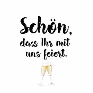 Serviette 25x25cm 20 St. Schön Feiern