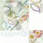 Motivserviette 33x33cm Kommunion HOME F. 211443