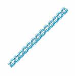 Girlande Raute weiss/blau 1797 4m 16cm Breit