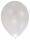 5 Latexballons silber mit LED Beleuchtung
