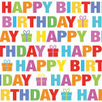 Servietten 25x25cm 20 St. Colour Birthday