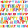 Servietten 25x25cm 20 St. Colour Birthday