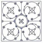 Servietten 33x33cm 20 St. Indisch blau