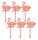 Flamingo Stecker 28 cm 6 Stück