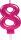 Zahlenkerze 8 Sparkling Celebrations Pink