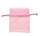 Organzasäckchen 12,5x16cm 4 Stück, rosa - Ersatz für 6 3825 023