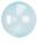 Clearz Folienballon Crystal Blue