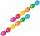 Luftballons Girlanden 6er Happy Birthday, bunt