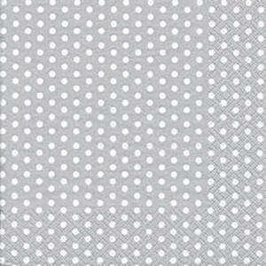 Servietten 33x33cm 20 St. Bolas silver