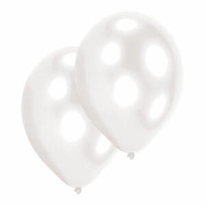 25 Latexballons Pearl weiss, 27,5 cm