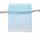 Organzasäckchen 10x12,5cm 5 Stück, hellblau - Ersatz für 6 3825 014