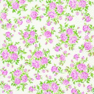 Serviette 25x25cm 20 St.Little Roses