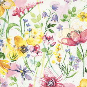 Motivserviette 33x33cm Blumen PAPER+DESIGN 200681