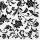 Servietten 24x24cm 20 St. Arabesque White-Black