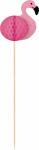 10 Deko-Picks Flamingo Paradise, 19 cm, Holz