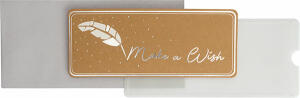 Gutscheinverpackung 11x23cm, Poesia silber
