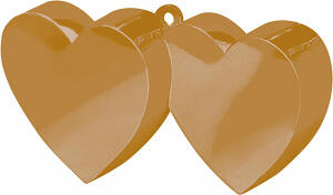 Ballongewicht 170 g Herzen gold