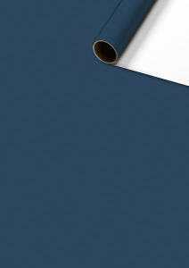 Geschenkpapier 70cmx2m Uni Plain dunkelblauel