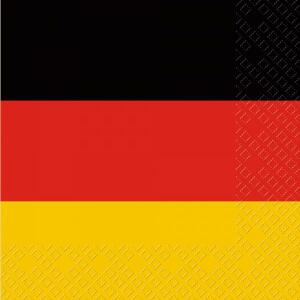 Servietten 20er FSC-Mix 33x33cm Germany rot - Stewo