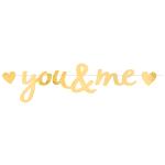 Amscan Partykette You & Me 92x20cm