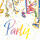 Motivserviette 33x33cm Fasching HOME F. 212059