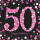 Servietten 50 Pink, 33 cm Spark. Celebration, 16er