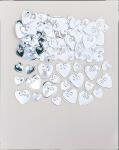 Amscan Konfetti Herzen silber 14 g