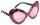 Amscan Spaß-Brille Diva pink/schwarz