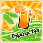 Servietten 20er FSC-Mix 25x25cm Tropical bar