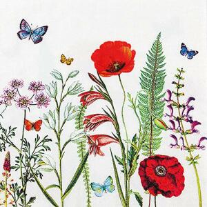 Serviette 33x33cm 20 St.Meadow Bloom