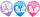 Luftballons 6er Shimmer & Shine, 22,8 cm
