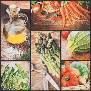 Serviette 33x33cm 20 St. Fresh Vegetable - Home-Fashion