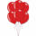 25 Latexballons Metallic rot, 27,5 cm