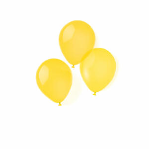 Luftballon 10ST gelb RIETHMÜLLER 6422 D20cm