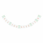 Wimpelgirlande 3,5m Marry weiß - 17 Banner je...
