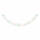 Wimpelgirlande 3,5m Marry weiß - 17 Banner je 12,5x19cm, Stewo