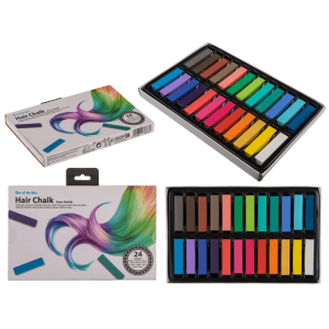 OOTB Haar-Kreide ca. 4 cm 24-farbig sortiertes Set