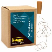 Idena Korken-Lichterkette 2er Set,10 LED, warmweiß...