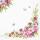 Serviette 33x33cm 20 St.Cute Flowers