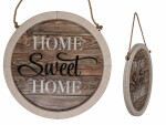 Holz Schild zum Aufhängen Home Sweet Home 32 cm -...