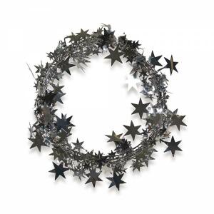 Decodraht Sterne silber 14682 2,7 m