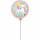 Folienballon am Stab Einhorn luftbefüllt