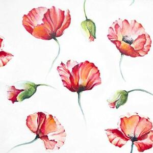 Serviette 25x25cm 20 St.Poppy Drawing