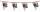 Riesenwimpelkette Horror night, zweiseitig, 6 m